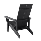IDEAZ Plastic Wood Chair Black 1277GCT