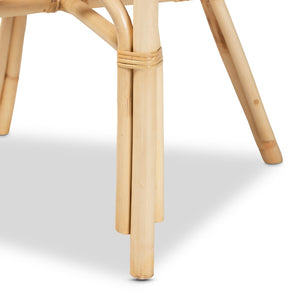 Baxton Studio bali Kaka Modern Bohemian Natural Rattan Dining Chair - Stylish Comfort for Casual Dining Spaces Kaka-Rattan-DC