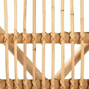 Baxton Studio bali Kaka Modern Bohemian Natural Rattan Dining Chair - Stylish Comfort for Casual Dining Spaces Kaka-Rattan-DC