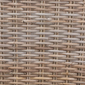 Baxton Studio bali Magy Modern Bohemian Grey Rattan Dining Chair - Stylish Comfort for Coastal & Scandinavian Homes Magy-Grey Natural-DC