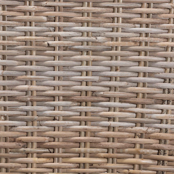 Baxton Studio bali Magy Modern Bohemian Grey Rattan Dining Chair - Stylish Comfort for Coastal & Scandinavian Homes Magy-Grey Natural-DC