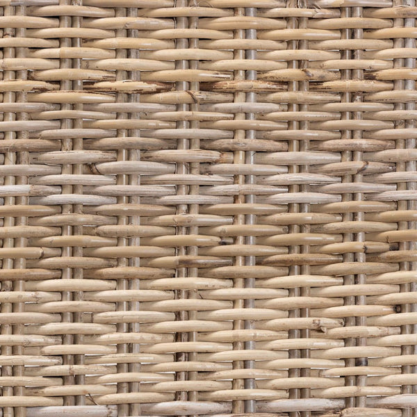 Baxton Studio bali Enver Modern Bohemian Grey Rattan Dining Chair - Handcrafted Comfort for Eclectic Spaces Enver-Grey Natural Rattan-DC