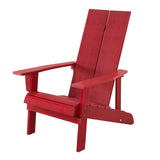 IDEAZ Plastic Wood Chair Red 1279GCT