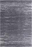 Unique Loom Oasis Calm Machine Made Abstract Rug Gray, Ivory 7' 0" x 10' 0"