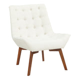 OSP Home Furnishings Shelly Tufted Chair Linen