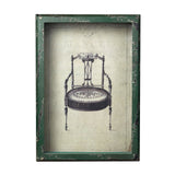 Picture Frame with French Antique Chair Print