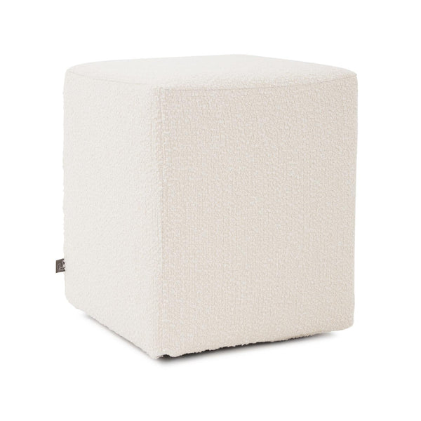 Howard Elliott Universal Cube Avanti Ottoman - Luxurious Faux Leather Side Table With Rich Grain Texture Appeal Brown 100% Polyester 128-1266-howard-elliott