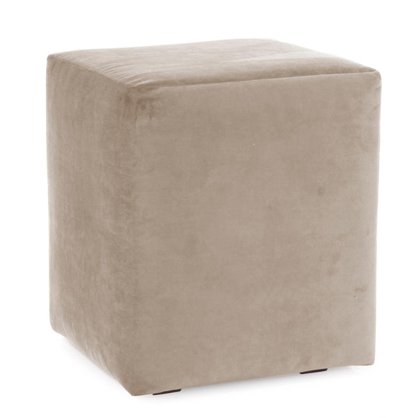 Howard Elliott Universal Cube Avanti Ottoman - Luxurious Faux Leather Side Table With Rich Grain Texture Appeal Brown 100% Polyester 128-224-howard-elliott