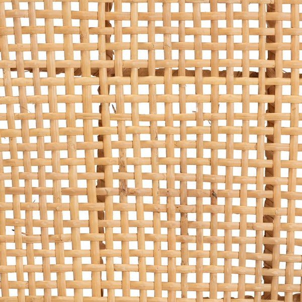 Baxton Studio bali Moscow Bohemian Rattan & Walnut Mahogany Counter Stool – Stylish, Comfortable, Fully Assembled! Moscow-Teak-CS