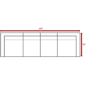 English Elm Outdoor Resin Wicker Seating Set Fully Assembled for Instant Use with Plush 5" Olefin Cushions and HDPE Craftsmanship Brown Mix B120S00081