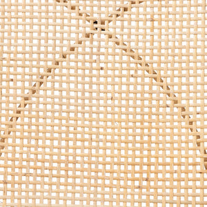 Baxton Studio bali Ballerina Japandi Dining Chair Set - Handcrafted Mahogany & Rattan, Cozy Minimalist Style 2-Piece Balerina3-Natural Rattan-DC