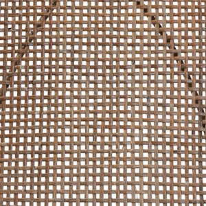 Baxton Studio bali Sabelle Japandi 2-Piece Dining Chair Set - Greywashed Rattan & Black Metal for Modern Spaces Santa2-Light Grey Rattan-DC