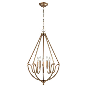 Stanton 22'' Wide 5-Light Chandelier - Matte Gold 12842/5 Elk Lighting