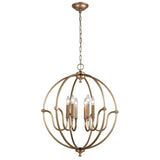 Stanton 25'' Wide 6-Light Chandelier - Matte Gold 12843/6 Elk Lighting