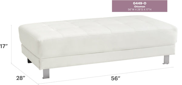 English Elm Stylish Teal Upholstered Bench Ottoman for Living Room Seating and Everyday Use B078108248