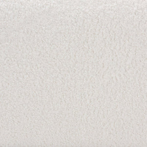 Baxton Studio Baxton Studio Athena Modern Ivory Boucle Ottoman - Versatile Square Design for Chic Interiors 2211-Beige-Ottoman