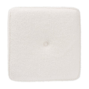 Baxton Studio Baxton Studio Modern Ivory Boucle Ottoman - Stylish, Compact Footrest & Extra Seating Solution 1709A-Beige-Ottoman