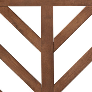 Baxton Studio Baxton Studio Belisma King Size Headboard - Modern Chevron Design in Ash Walnut for Elegant Bedrooms MG9785-Ash Walnut-HB-King