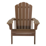 IDEAZ Plastic Wood Chair Brown 1287GCT