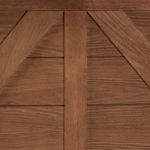 Baxton Studio Baxton Studio Yorick Queen Size Headboard in Ash Walnut - Timeless Slatted Design & Adjustable Height MG9789-Ash Walnut-HB-Queen