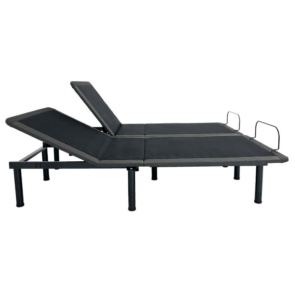 English Elm Refresh Split Flex King Hybrid Mattress Bundle with Adjustable Base Six Layer Foam B210S00004
