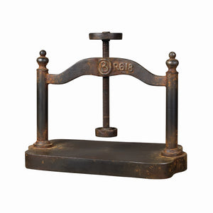 Jo Cast Iron Book Press - Rust 129-1009 Elk Home