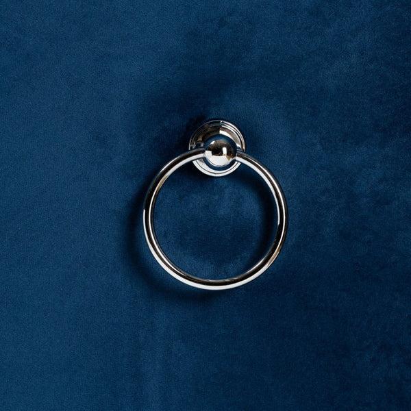 Baxton Studio Baxton Studio Honora Luxe Navy Velvet Dining Chair Set with Silver Accents - Glam Wingback Design F459-Navy Blue Velvet-DC