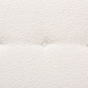 Baxton Studio Baxton Studio Theo Japandi Bench - Cream Boucle Fabric, Walnut Finish, Elegant Minimalist Design BBT5368-Cream/Walnut-Bench