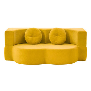 English Elm 2-In-1 Convertible Modular Sofa Bed With Memory Foam - No Assembly, Space-Saving Comfort For Any Room P1 W3653P355635-GIGA