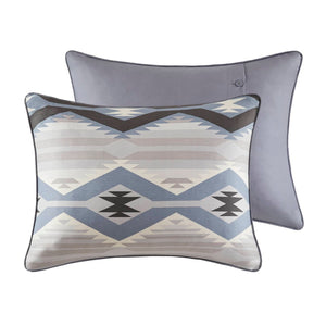 English Elm 8-piece King Comforter Set Geometric Lodge Polyester Bedding for Master Bedroom B035P472706