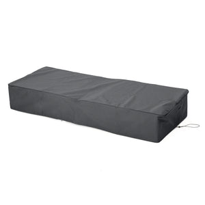 English Elm Christopher Knight Home® - SHIELD Chaise Lounge Cushion Cover, Weather-Resistant Polyester Protector with Drawstring Storage Bag Gray N775P240793G