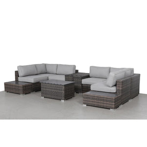 English Elm Fully Assembled Rattan Wicker Patio Seating Set For 4 - Stylish, Durable & Easy Care Furniture! B120S00268