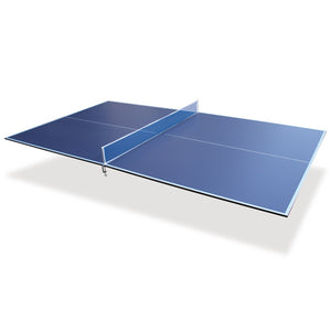 English Elm 9ft Foldable Ping Pong Conversion Top Mdf Playing Surface for Game Room Fun Blue W1408P442641