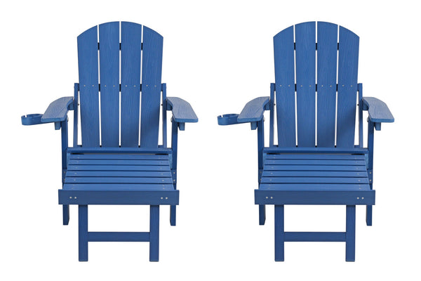 English Elm 2-Piece All-Season Outdoor Lounge Chairs Set For Patios & Gardens – Adjustable, Weather-Resistant Comfort W2085P363118