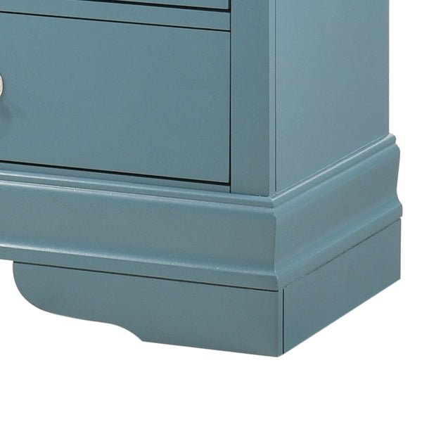 English Elm Charming Wooden Storage Chest 48"H x 31"W x 16"D — Classic Traditional Design, Sturdy, Ready-to-Use Teal 18 L x 59 W x 37 H B078107856