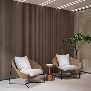 English Elm 2 Pack Solid Wood Slat Acoustic Panels Handcrafted for Media Rooms and Home Offices Walnut T3210P487478