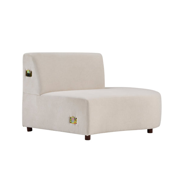 English Elm Luno Two Piece Modular Chenille Sectional Sofa with Cloud Comfort for Living Rooms N773IS00091B