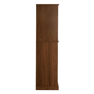 English Elm 4 Triamine Waterproof 4-Door Cabinet with Drawer, Adjustable Shelves, Metal Hinges, 180° Openability W688141543