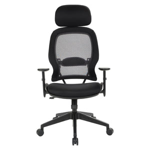 OSP Home Furnishings Professional Airgrid Ergonomic Office Chair with Lumbar Support and Breathable Mesh Back 55403