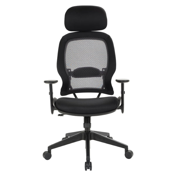 OSP Home Furnishings Professional Airgrid Ergonomic Office Chair with Lumbar Support and Breathable Mesh Back 55403