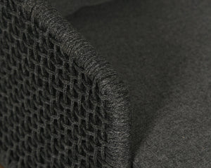 Sunpan Capri Lounge Chair - Stylish Outdoor Seating with Durable Teak Base and Weather-Resistant Fabric Natural / Gracebay Grey