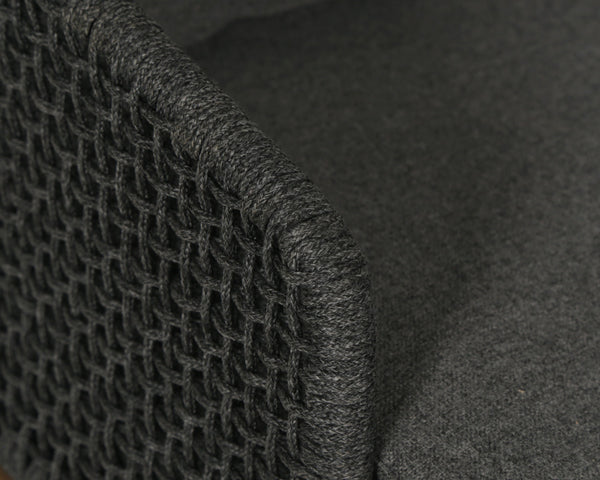 Sunpan Capri Lounge Chair - Stylish Outdoor Seating with Durable Teak Base and Weather-Resistant Fabric Natural / Gracebay Grey