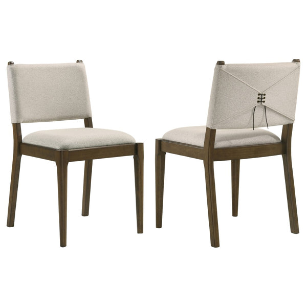 English Elm Marli Leatherette Dining Chairs with Chrome Eiffel Legs Modern Pair for Stylish Rooms B062P447972