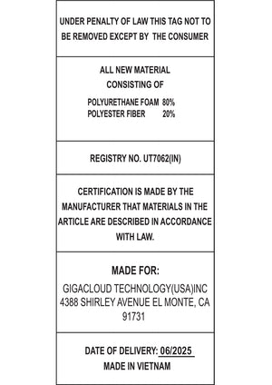 English Elm 7-Piece Extendable Dining Set with Removable Leaf and 6 Upholstered Chairs, Solid Rubberwood Legs, Seats 6 Black+Brown N752S000030B