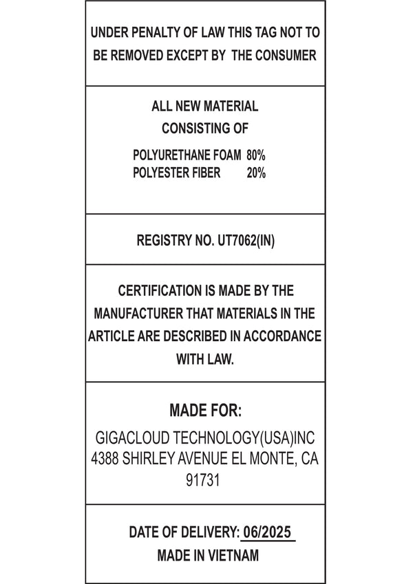 English Elm 7-Piece Extendable Dining Set with Removable Leaf and 6 Upholstered Chairs, Solid Rubberwood Legs, Seats 6 Black+Brown N752S000030B