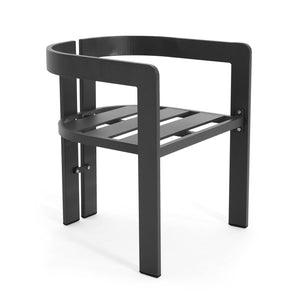 English Elm Christopher Knight Home® - Pula Outdoor Aluminum Dining Chair Set of 2 — Weather‑Resistant Lightweight Frames with Plush Cushions Black,Grey N775P221509G