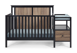 English Elm Connelly Convertible Crib Changer Combo Solid Wood Nursery Furniture Two Tone B022P204836