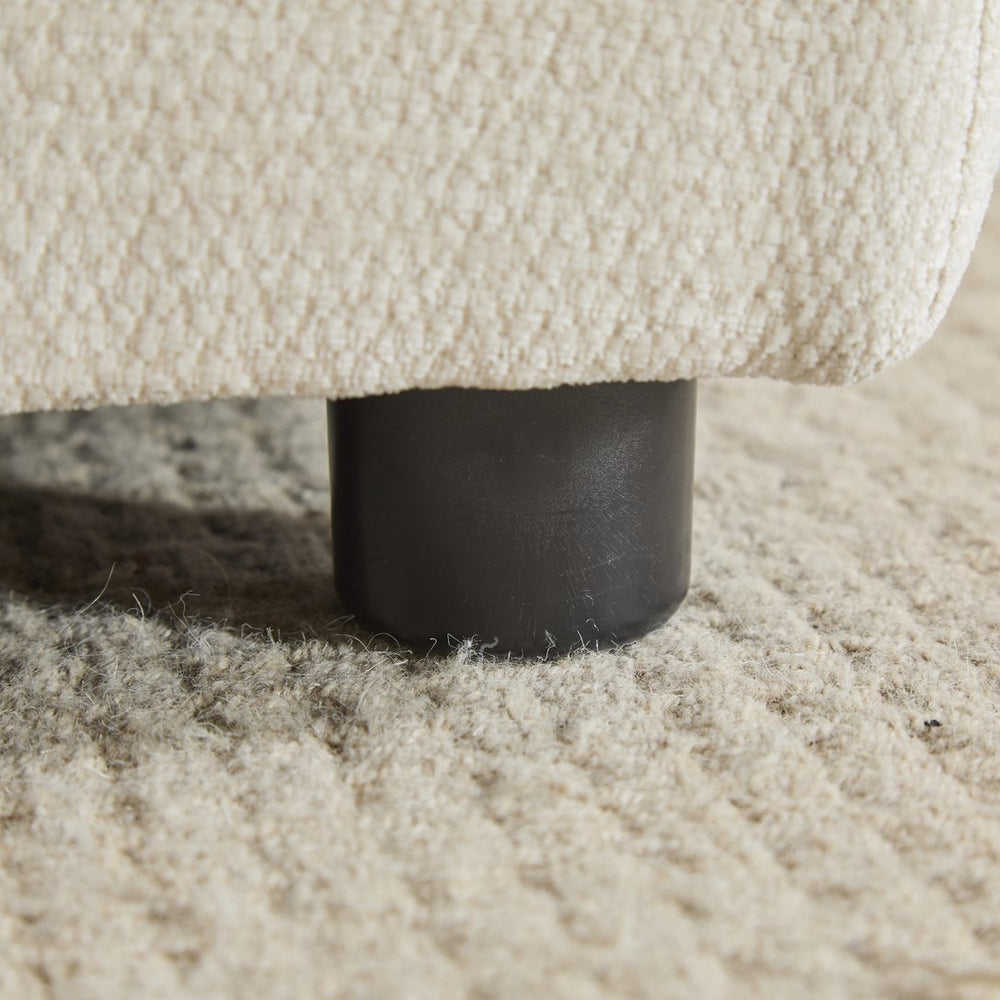 English Elm Christopher Knight Home® - Evelyn Modular 3-Seater Armless Chenille Sofa – Beige Curved Sectional, Solid Wood Frame Comfort N773IS00021B