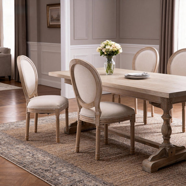 English Elm French Country Barstools Solid Wood Cabriole Legs Upholstered Cushion Set of 2 W1622P411779