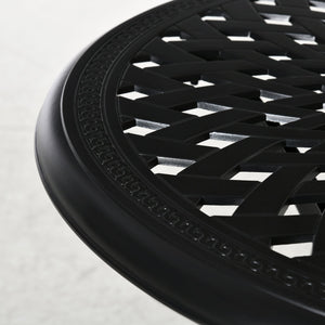 English Elm Outsunny 47" Folding Camping Table – Lightweight Aluminum Alloy, Height Adjustable, Portable Carry Handle Black W2225P217109